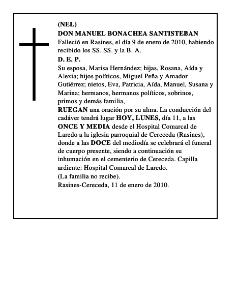 DON MANUEL BONACHEA SANTISTEBAN