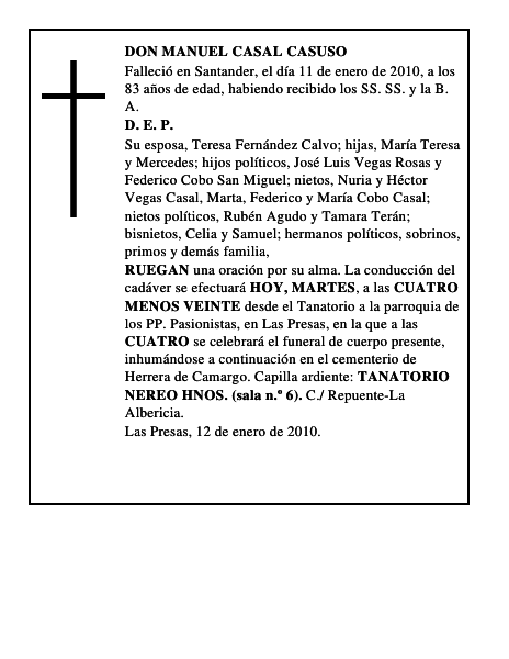 DON MANUEL CASAL CASUSO