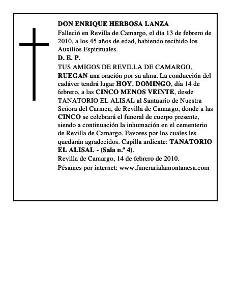 DON ENRIQUE HERBOSA LANZA