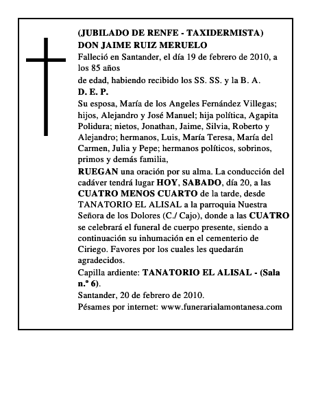 DON JAIME RUIZ MERUELO