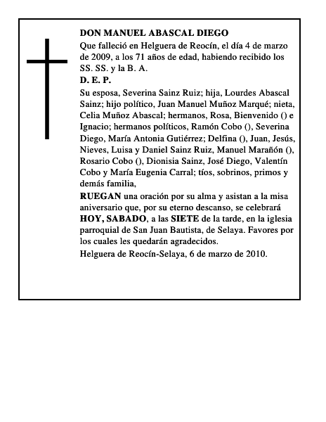 DON MANUEL ABASCAL DIEGO