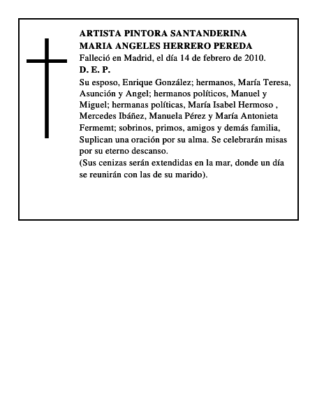 MARIA ANGELES HERRERO PEREDA