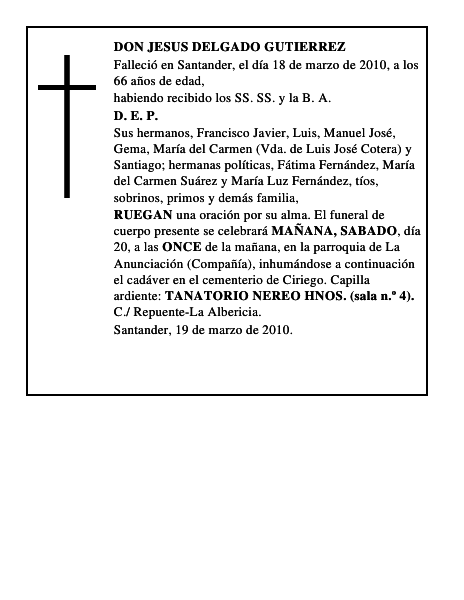 DON JESUS DELGADO GUTIERREZ