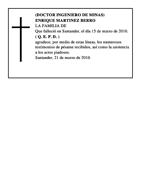 ENRIQUE MARTINEZ BERRO