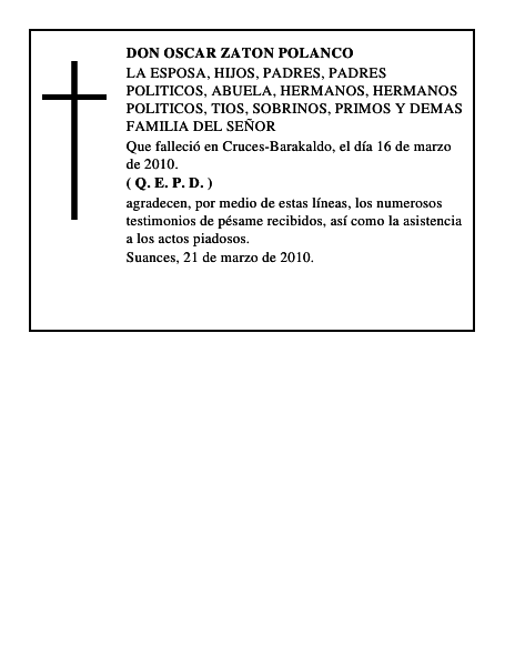 DON OSCAR ZATON POLANCO