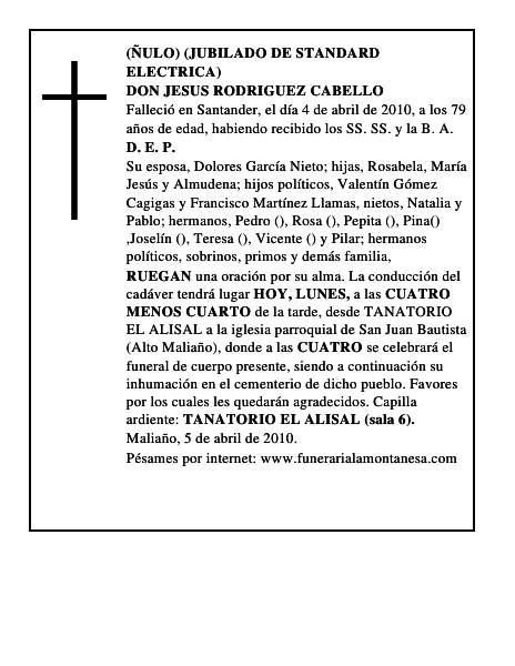 DON JESUS RODRIGUEZ CABELLO
