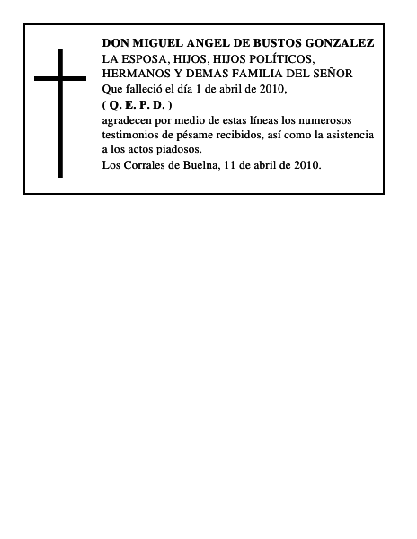 DON MIGUEL ANGEL DE BUSTOS GONZALEZ