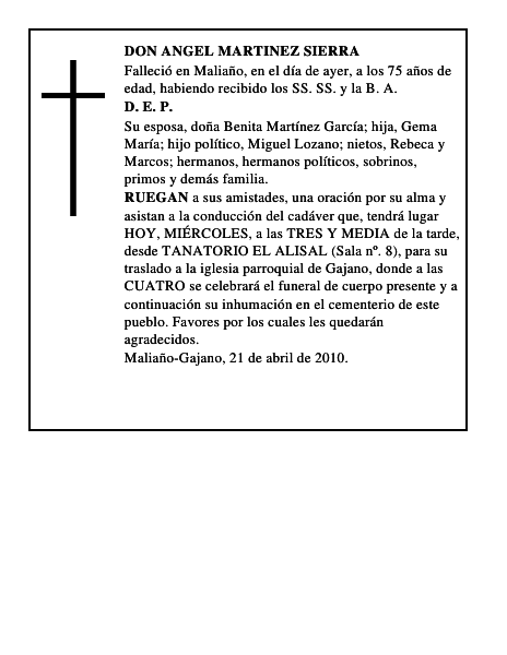 DON ANGEL MARTINEZ SIERRA