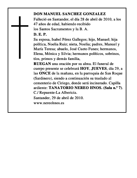 DON MANUEL SANCHEZ GONZALEZ