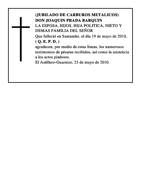 DON JOAQUIN PRADA BARQUIN
