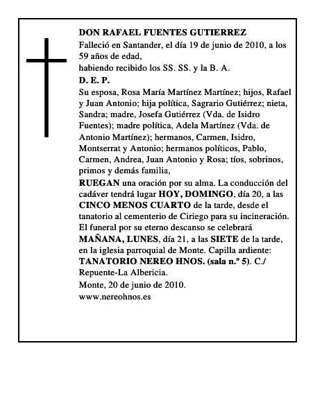 DON RAFAEL FUENTES GUTIERREZ