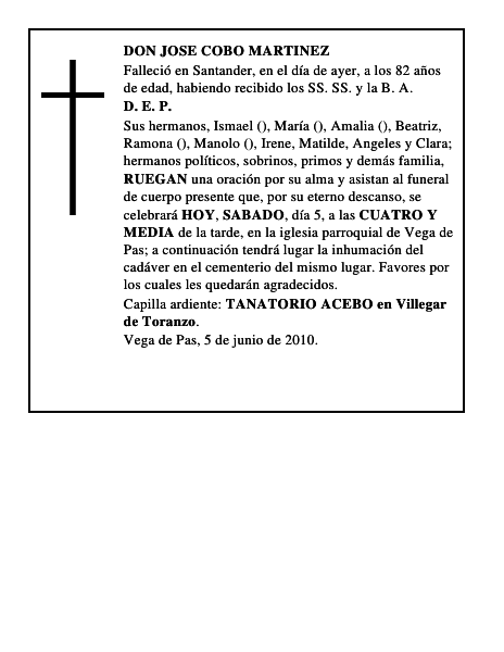 DON JOSE COBO MARTINEZ
