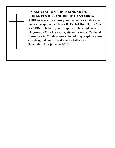 LA ASOCIACION - HERMANDAD DE DONANTES DE SANGRE DE CANTABRIA