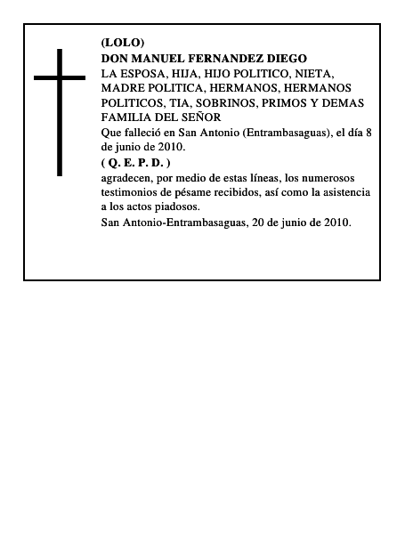 DON MANUEL FERNANDEZ DIEGO