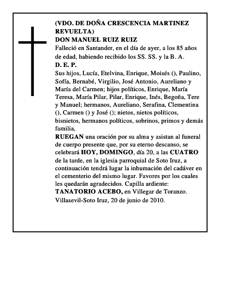 DON MANUEL RUIZ RUIZ