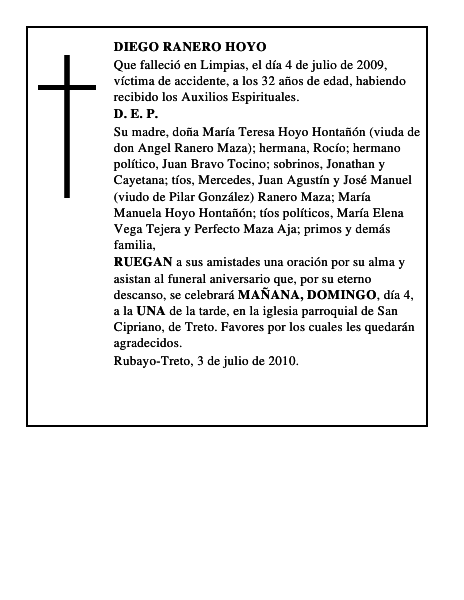 DIEGO RANERO HOYO