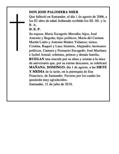 DON JOSE PALOMERA MIER