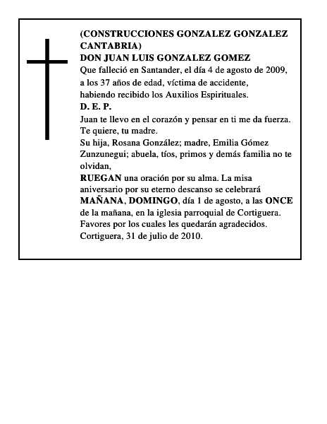 DON JUAN LUIS GONZALEZ GOMEZ