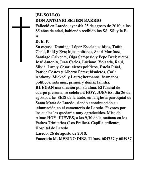 DON ANTONIO SETIEN BARRIO