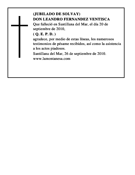 DON LEANDRO FERNANDEZ VENTISCA