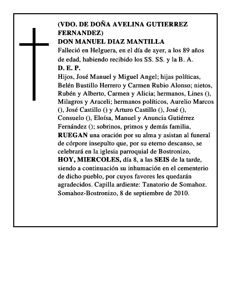 DON MANUEL DIAZ MANTILLA