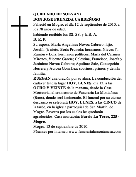 DON JOSE PRUNEDA CARDEÑOSO