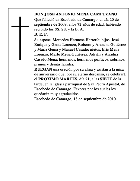 DON JOSE ANTONIO MENA CAMPUZANO