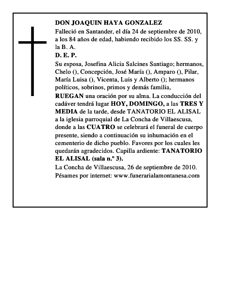 DON JOAQUIN HAYA GONZALEZ
