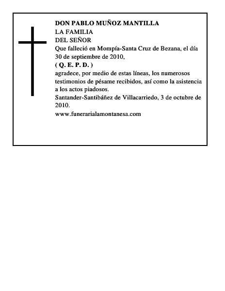 DON PABLO MUÑOZ MANTILLA
