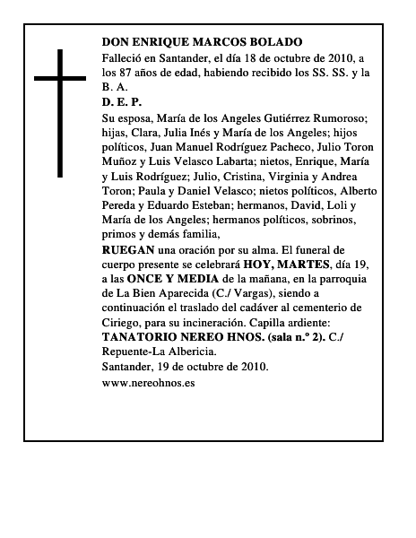 DON ENRIQUE MARCOS BOLADO