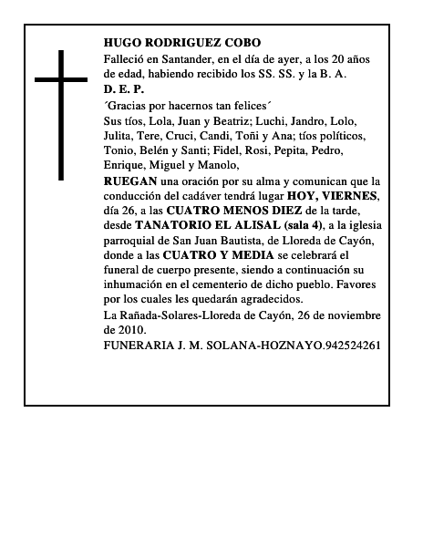 DOÑA PILAR DIEGO GONZALEZ D. ANTONIO IGLESIAS FIGAREDO