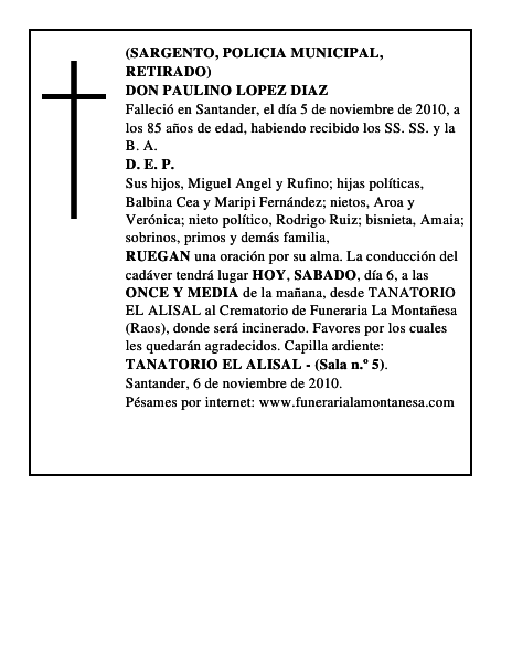 DON PAULINO LOPEZ DIAZ