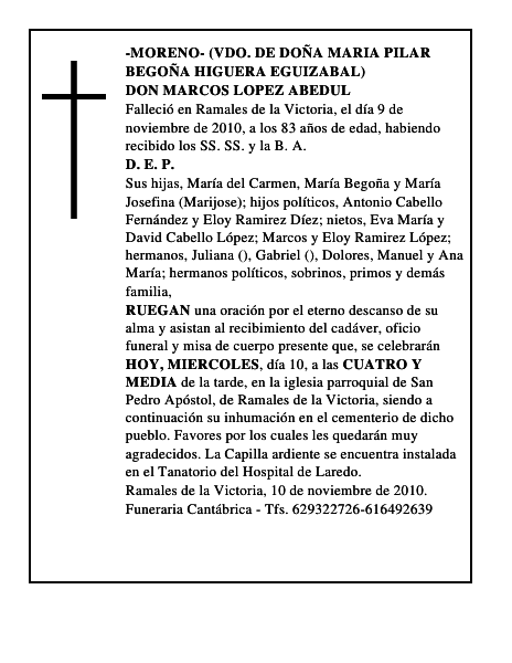 DON MARCOS LOPEZ ABEDUL