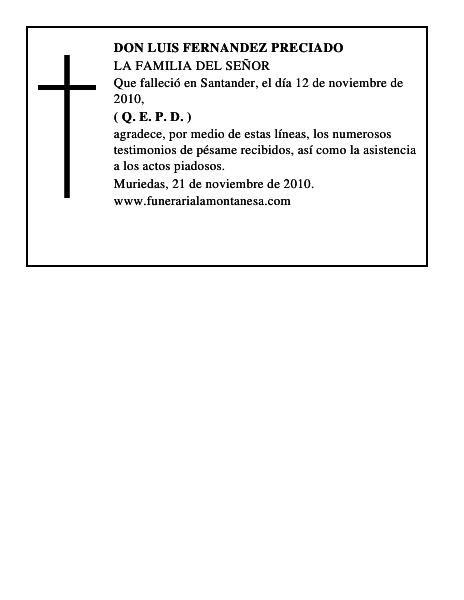 DON LUIS FERNANDEZ PRECIADO