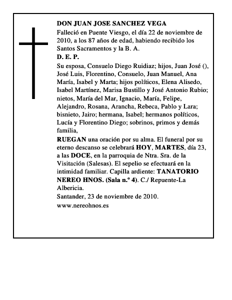 DON JUAN JOSE SANCHEZ VEGA