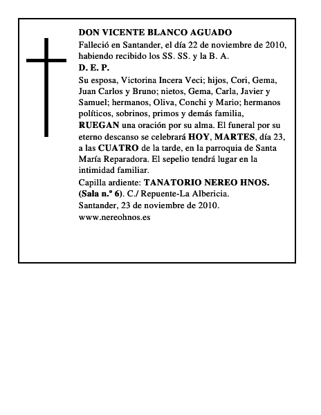DON VICENTE BLANCO AGUADO