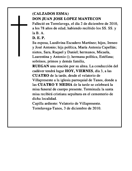 DON JUAN JOSE LOPEZ MANTECON