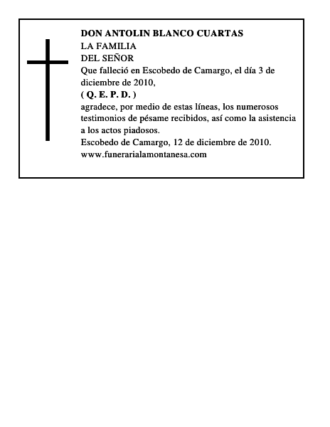 DON ANTOLIN BLANCO CUARTAS