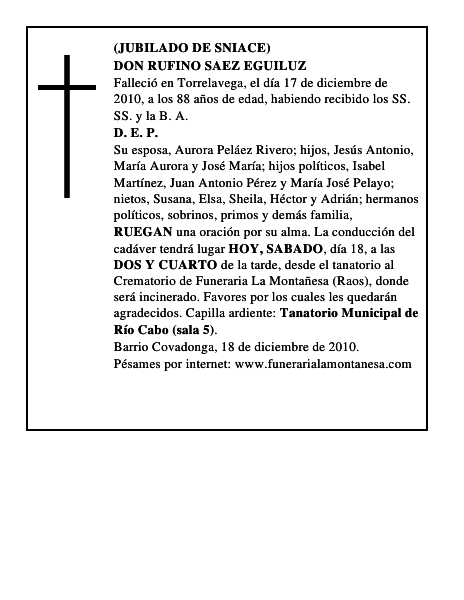 DON RUFINO SAEZ EGUILUZ