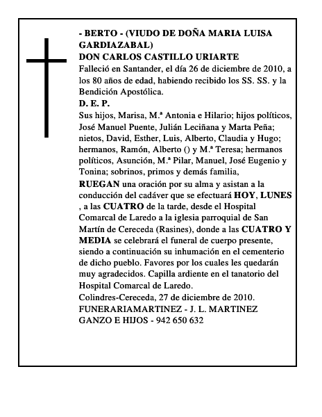DON CARLOS CASTILLO URIARTE