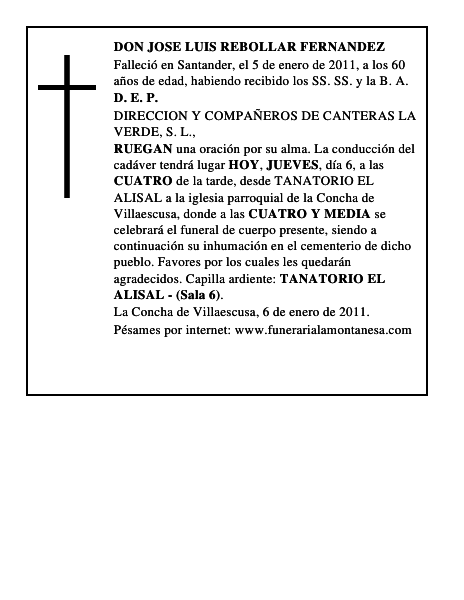 DON JOSE LUIS REBOLLAR FERNANDEZ