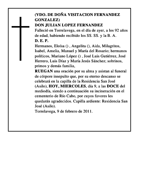 DON JULIAN LOPEZ FERNANDEZ