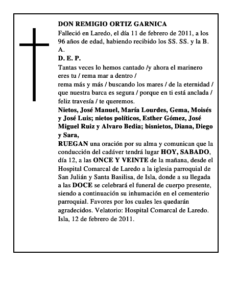 DON REMIGIO ORTIZ GARNICA