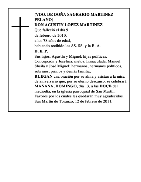 DON AGUSTIN LOPEZ MARTINEZ