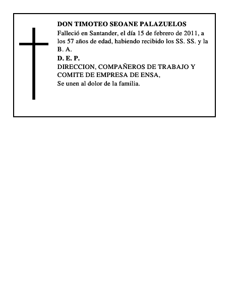 DON TIMOTEO SEOANE PALAZUELOS