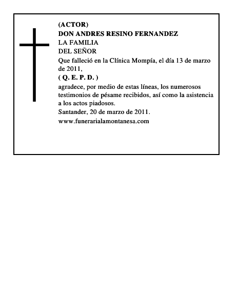 DON ANDRES RESINO FERNANDEZ