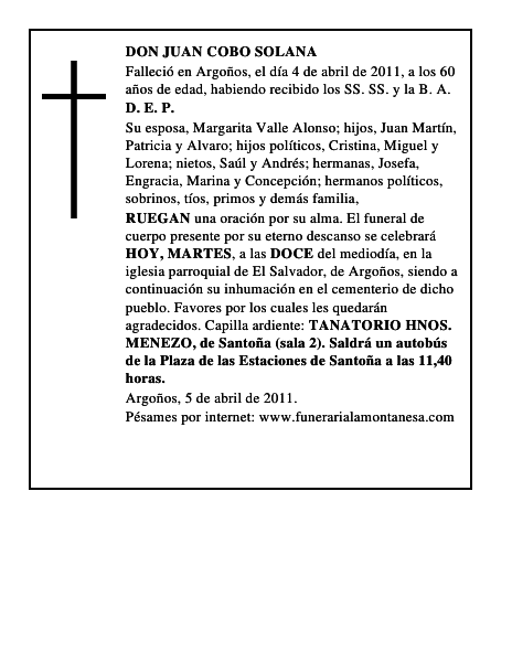 DON JUAN COBO SOLANA