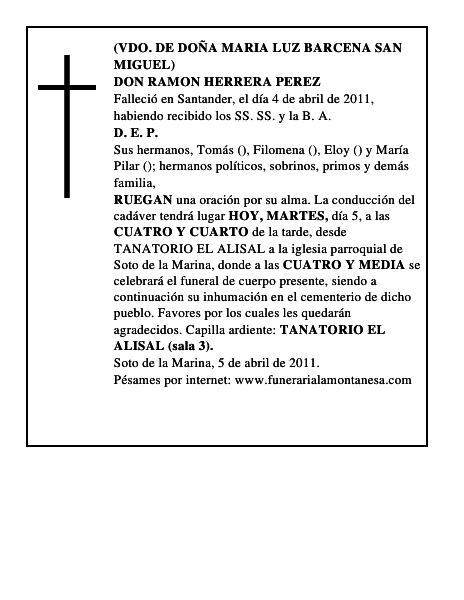 DON RAMON HERRERA PEREZ
