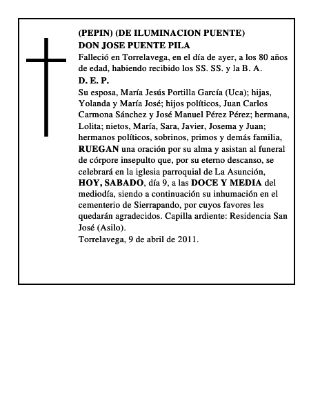 DON JOSE PUENTE PILA