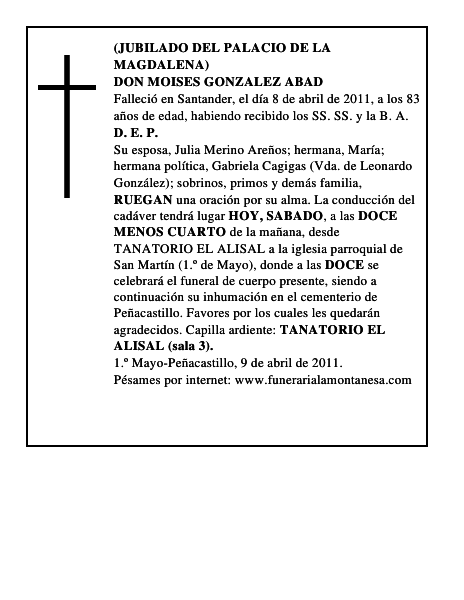 DON MOISES GONZALEZ ABAD